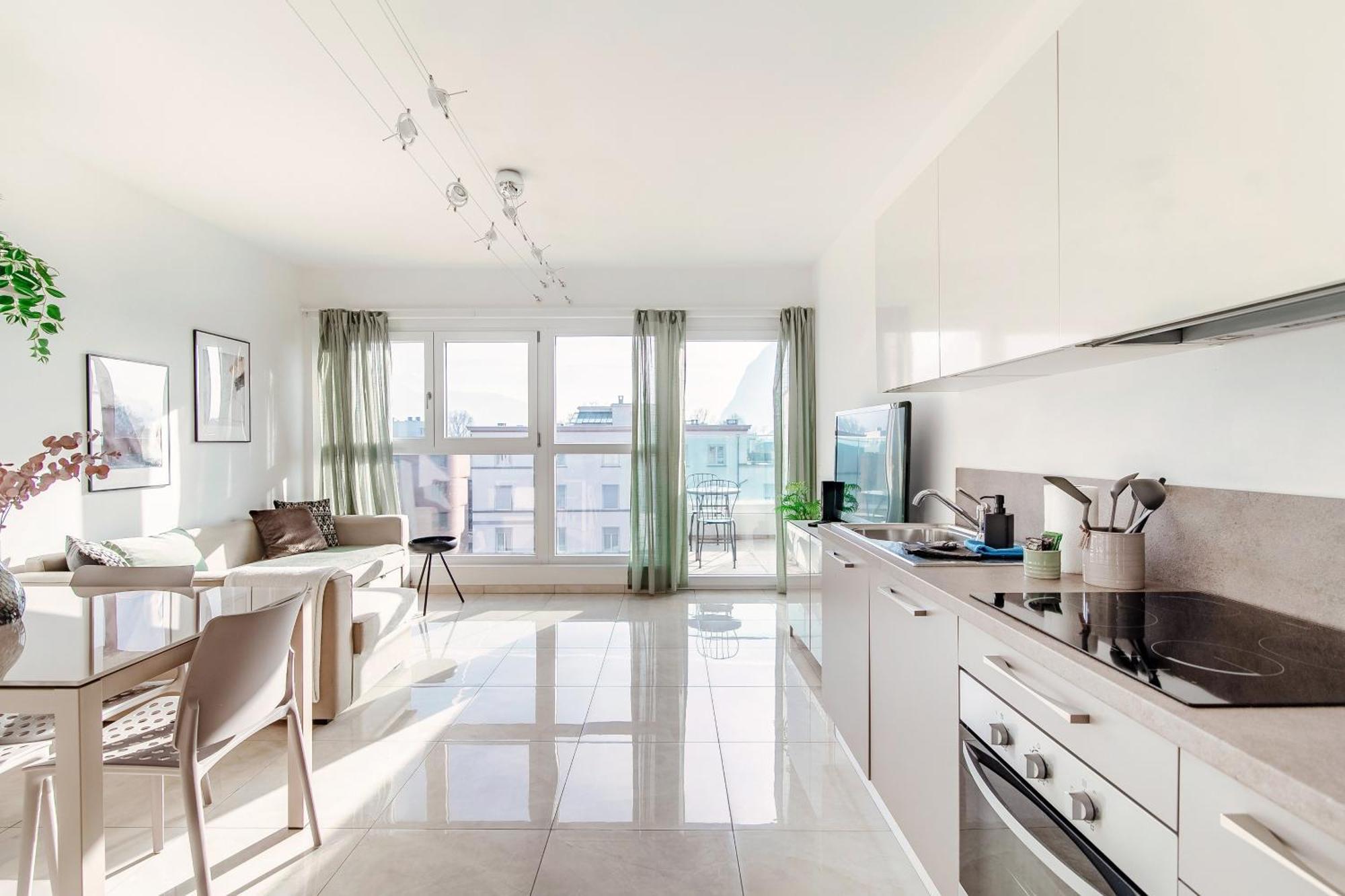 Il Parco 13 By Quokka 360 - Strategic Flat In Lugano Centre Apartment Екстериор снимка